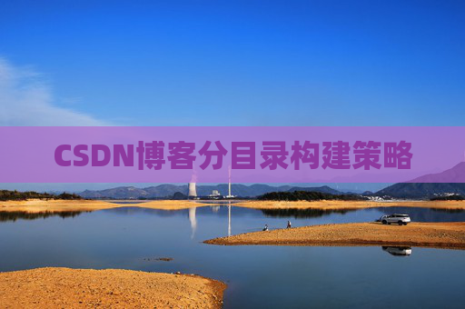 CSDN博客分目录构建策略
